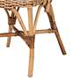 4_Neola Natural Brown Rattan Stackable Dining Chair more views