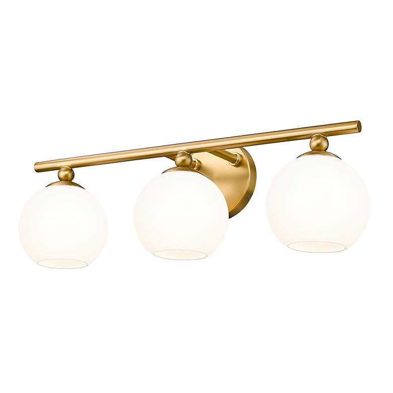 Image 6 Neoma 21 3/4" Wide Modern Gold 3-Light Vanity Bath Light more views