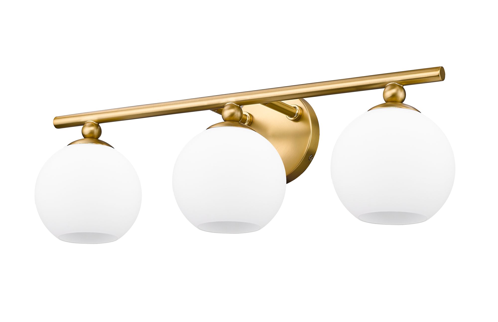 Neoma 21 3/4" Wide Modern Gold 3-Light Vanity Bath Light