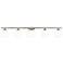 Neoma 38 1/4" Wide Brushed Nickel 5-Light Bath Light