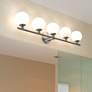 2_Neoma 38 1/4" Wide Brushed Nickel 5-Light Bath Light