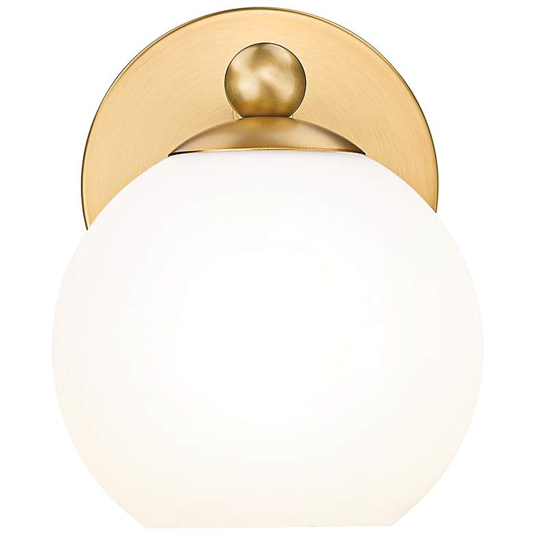 Image 2 Neoma 6 3/4" High Modern Gold Wall Sconce