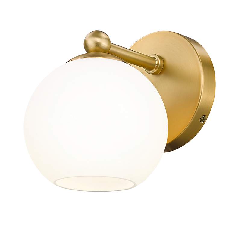 Image 6 Neoma 6 3/4" High Modern Gold Wall Sconce more views
