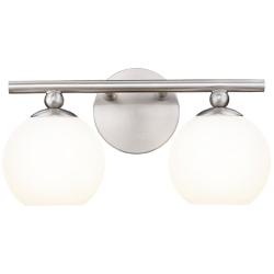 Neoma by Z-Lite Brushed Nickel  2 Light Vanity