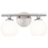 Neoma by Z-Lite Brushed Nickel  2 Light Vanity