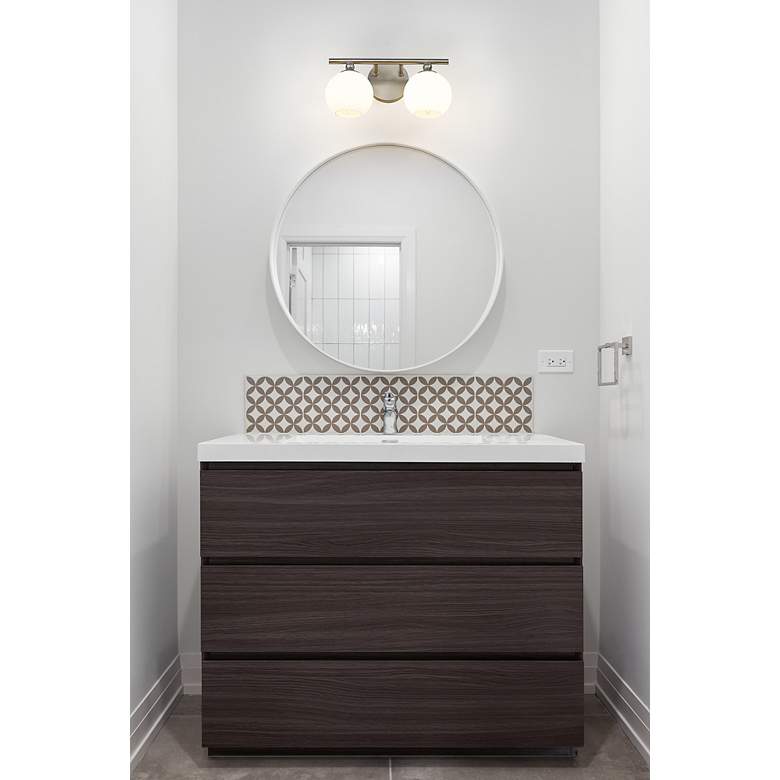 Image 4 Neoma by Z-Lite Brushed Nickel 2 Light Vanity more views