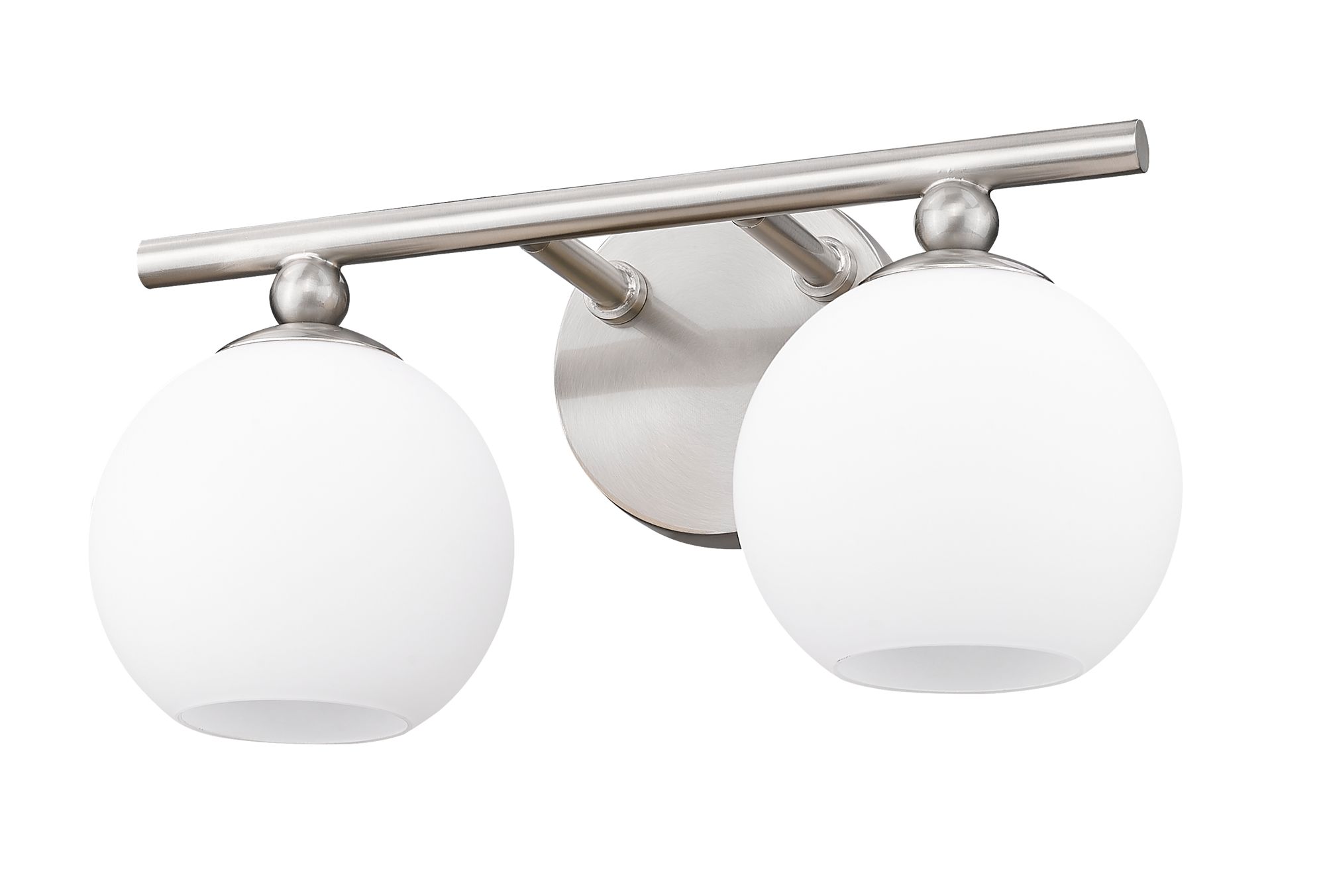 Neoma by Z-Lite Brushed Nickel  2 Light Vanity