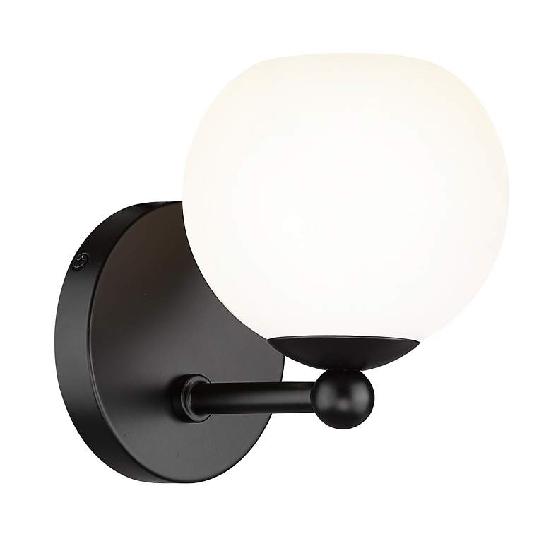 Image 5 Neoma by Z-Lite Matte Black 1 Light Wall Sconce more views