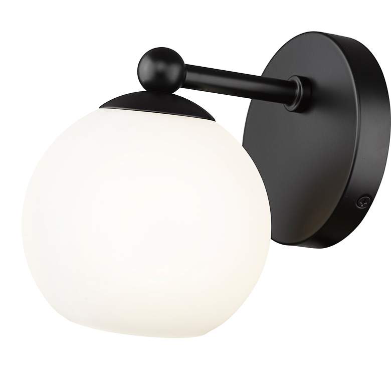 Image 7 Neoma by Z-Lite Matte Black 1 Light Wall Sconce more views