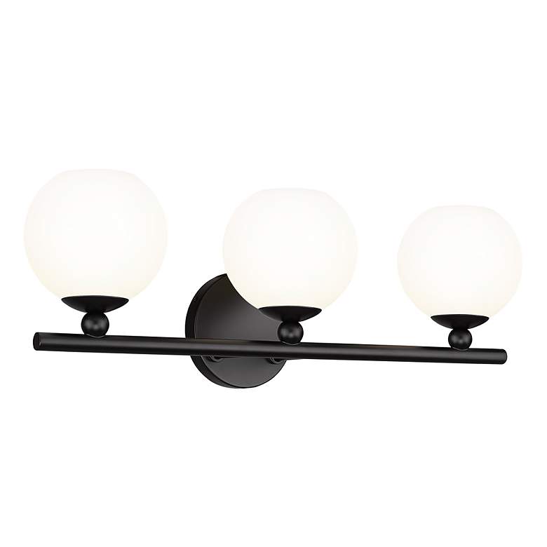 Image 5 Neoma by Z-Lite Matte Black 3 Light Vanity more views