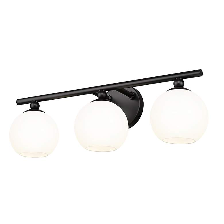 Image 6 Neoma by Z-Lite Matte Black 3 Light Vanity more views