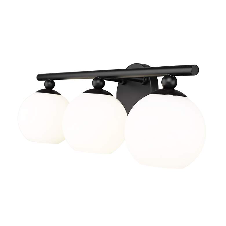 Image 7 Neoma by Z-Lite Matte Black 3 Light Vanity more views