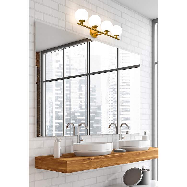 Image 4 Neoma by Z-Lite Modern Gold 4 Light Vanity more views
