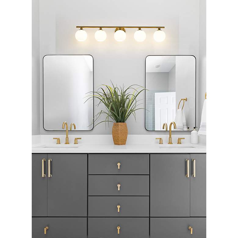 Image 3 Neoma by Z-Lite Modern Gold 5 Light Vanity more views