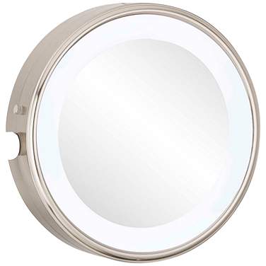 NeoModern Brushed Nickel LED Lighted 7X Magnified Lens