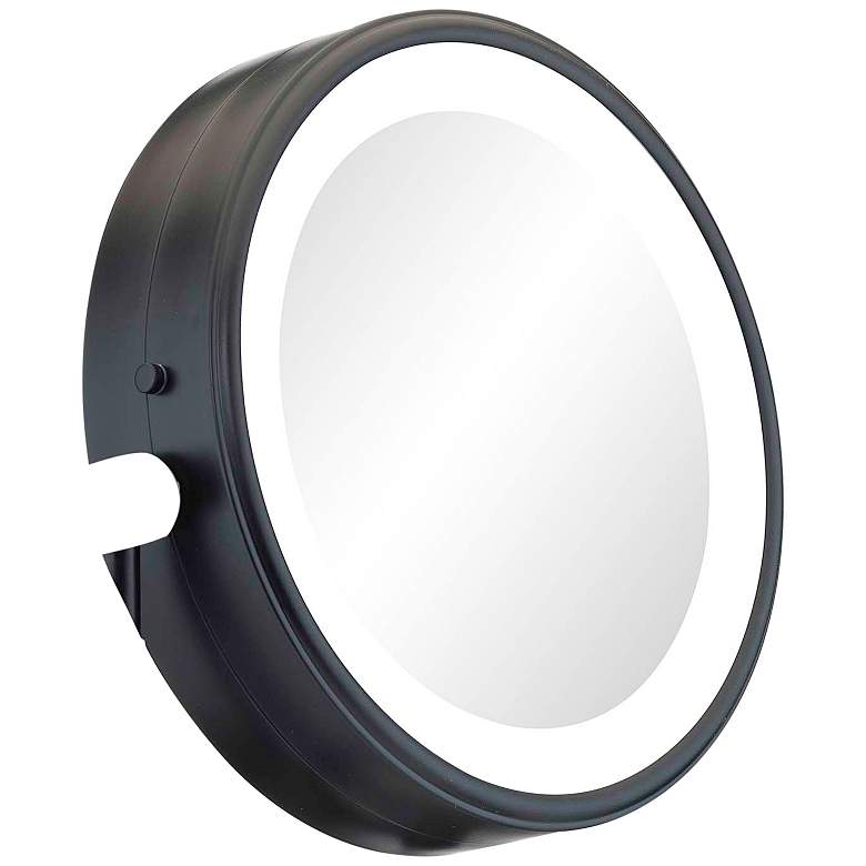 Image 1 NeoModern Matte Black LED Lighted 7X Magnified Lens