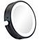 NeoModern Matte Black LED Lighted 7X Magnified Lens