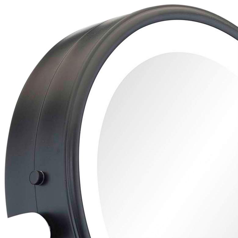 Image 2 NeoModern Matte Black LED Lighted 7X Magnified Lens more views