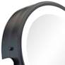 2_NeoModern Matte Black LED Lighted 7X Magnified Lens more views