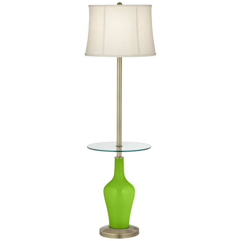 Image 1 Neon Green Anya Tray Table Floor Lamp