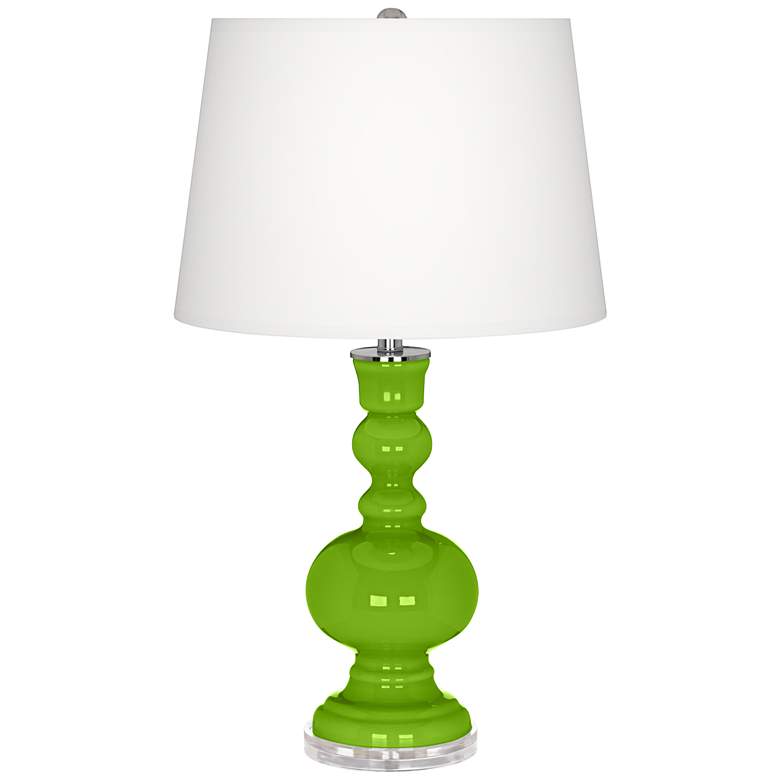 Image 2 Neon Green Apothecary Table Lamp with Dimmer