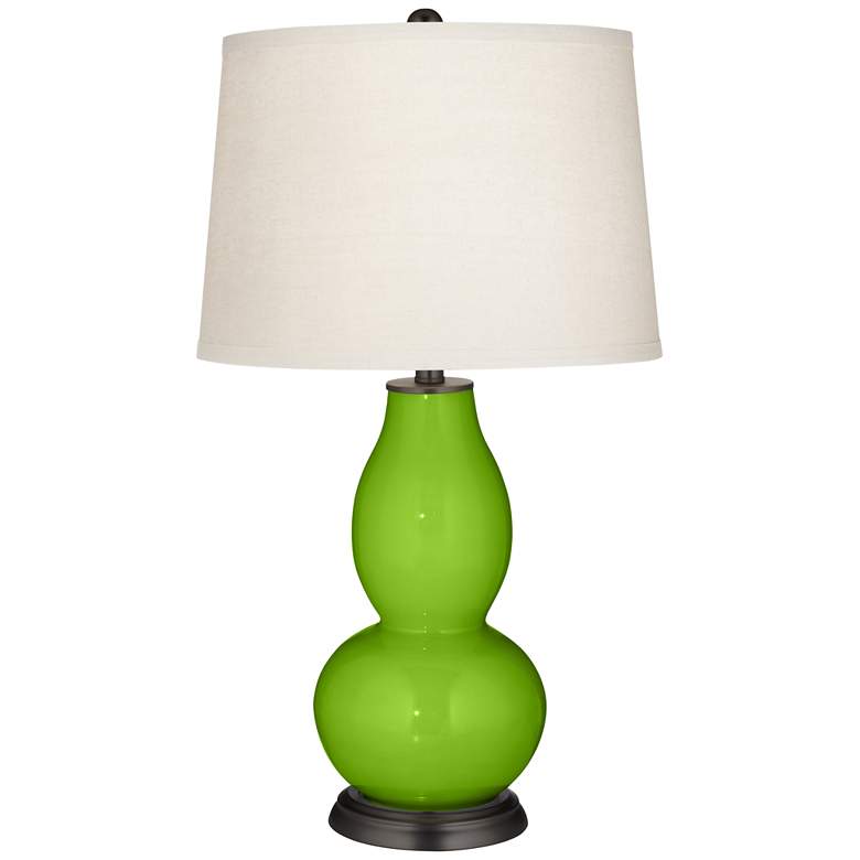 Image 2 Neon Green Double Gourd Table Lamp