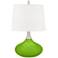 Neon Green Felix Modern Table Lamp with Table Top Dimmer