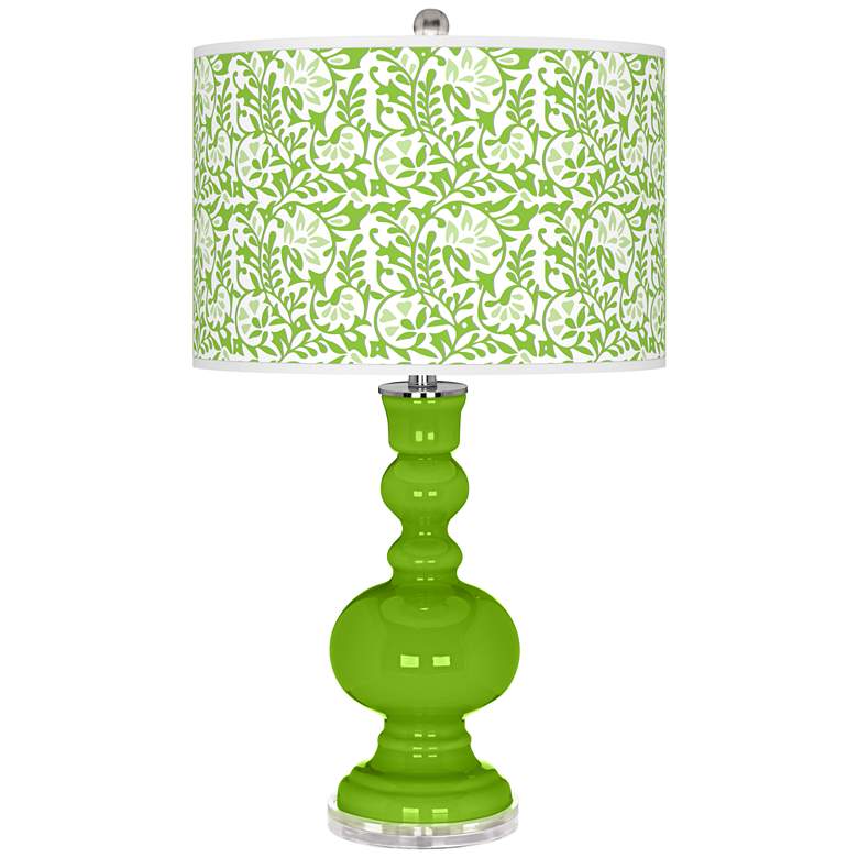 Image 1 Neon Green Gardenia Apothecary Table Lamp