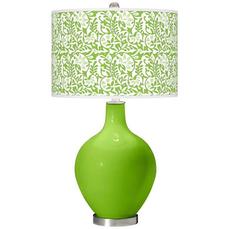 Image 1 Neon Green Gardenia Ovo Table Lamp