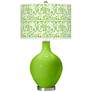 Neon Green Gardenia Ovo Table Lamp