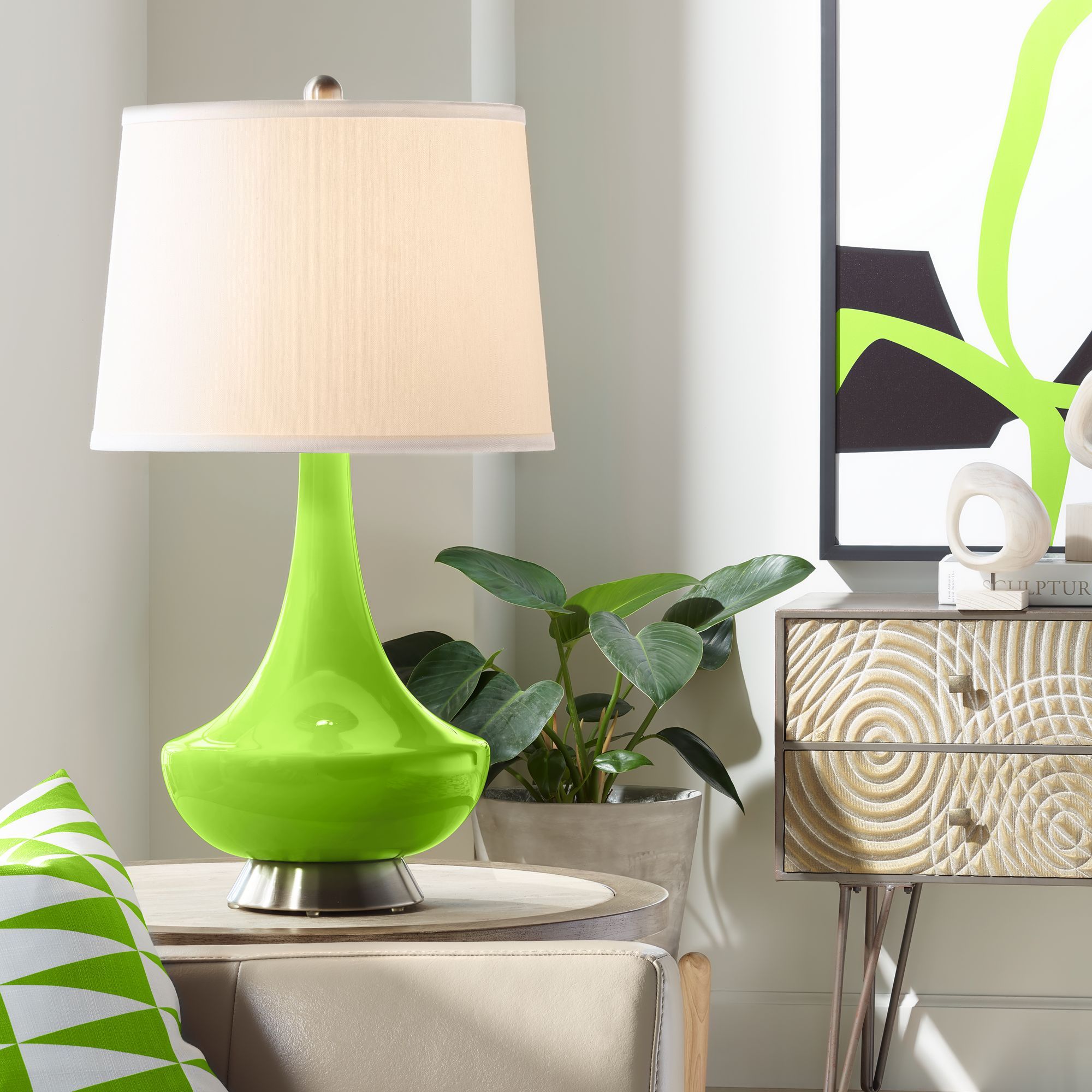 Lime green hot sale floor lamp