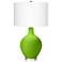 Neon Green Ovo Table Lamp With Dimmer