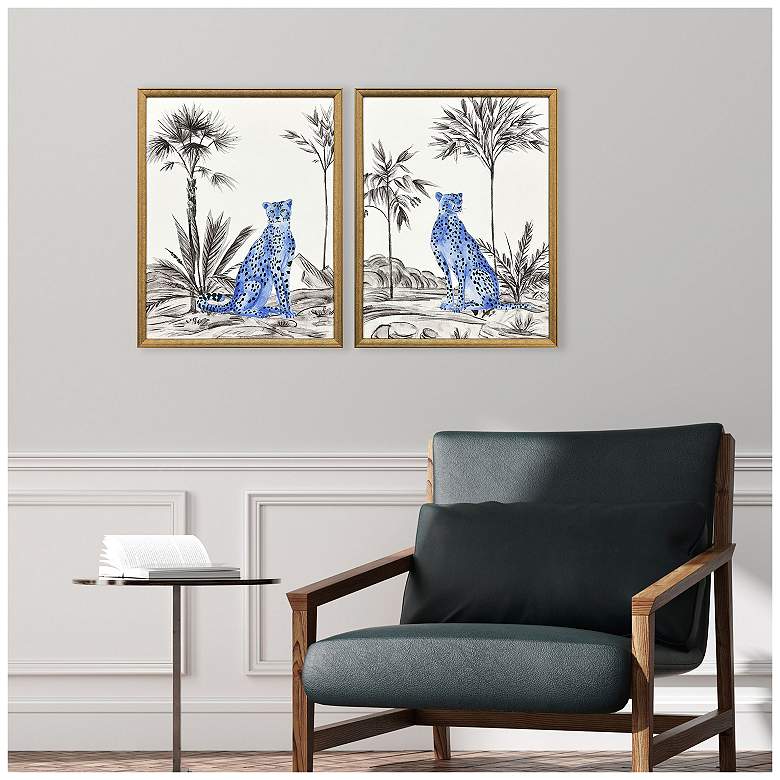 Image 5 Neon Prowl 21"W x 27"H Framed Art - Set of 2 more views