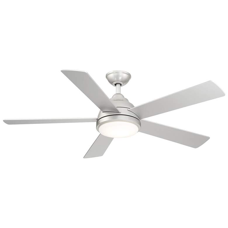 Image 1 Neopolis 52" Painted Brushed Nickel Indoor/Outdoor Ceiling Fan