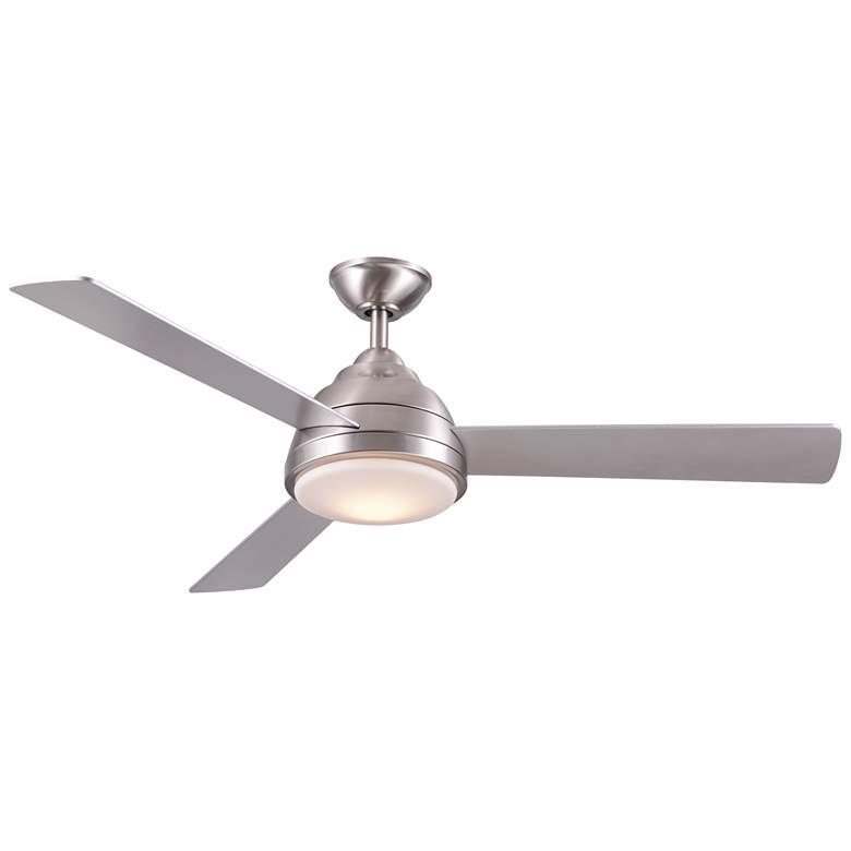 Image 1 Neopolis 52" Stainless Steel LED Ceiling Fan by Wind River