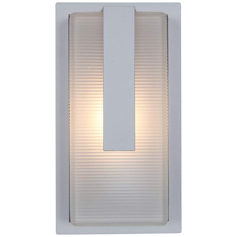 Image 1 Neptune 13" High Satin Bulkhead LED Outdoor Wall Light