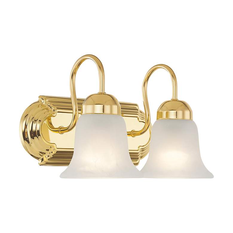 Image 5 Neptune 2-Light Polished Brass Bell Vanity Light more views