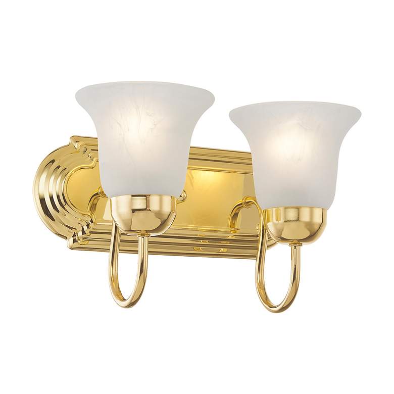 Image 7 Neptune 2-Light Polished Brass Bell Vanity Light more views