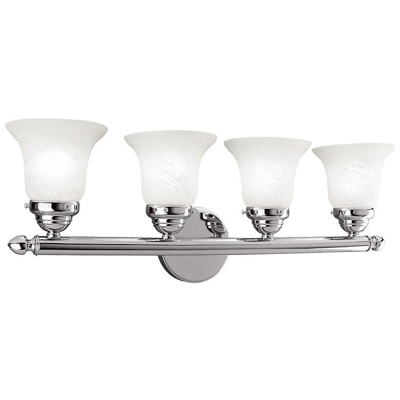 Image 1 Neptune 4-Light 8-in Chrome Bell Vanity Light