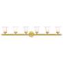 2_Neptune 48" Wide Polished Brass 6-Light Bath Light