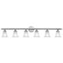 2_Neptune 48" Wide Polished Chrome 6-Light Vanity Bath Light