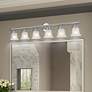 1_Neptune 48" Wide Polished Chrome 6-Light Vanity Bath Light