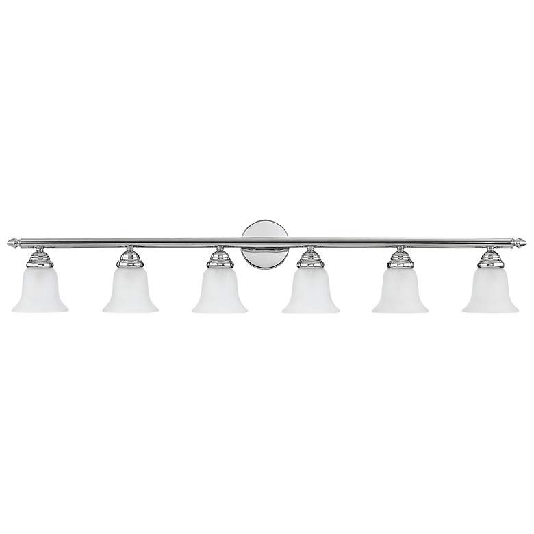 Image 3 Neptune 48" Wide Polished Chrome 6-Light Vanity Bath Light more views