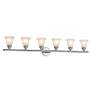 4_Neptune 48" Wide Polished Chrome 6-Light Vanity Bath Light more views