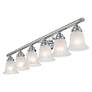 5_Neptune 48" Wide Polished Chrome 6-Light Vanity Bath Light more views