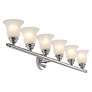 6_Neptune 48" Wide Polished Chrome 6-Light Vanity Bath Light more views