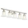 5_Neptune 5-Light Brushed Nickel Bell Vanity Light more views