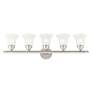 7_Neptune 5-Light Brushed Nickel Bell Vanity Light more views
