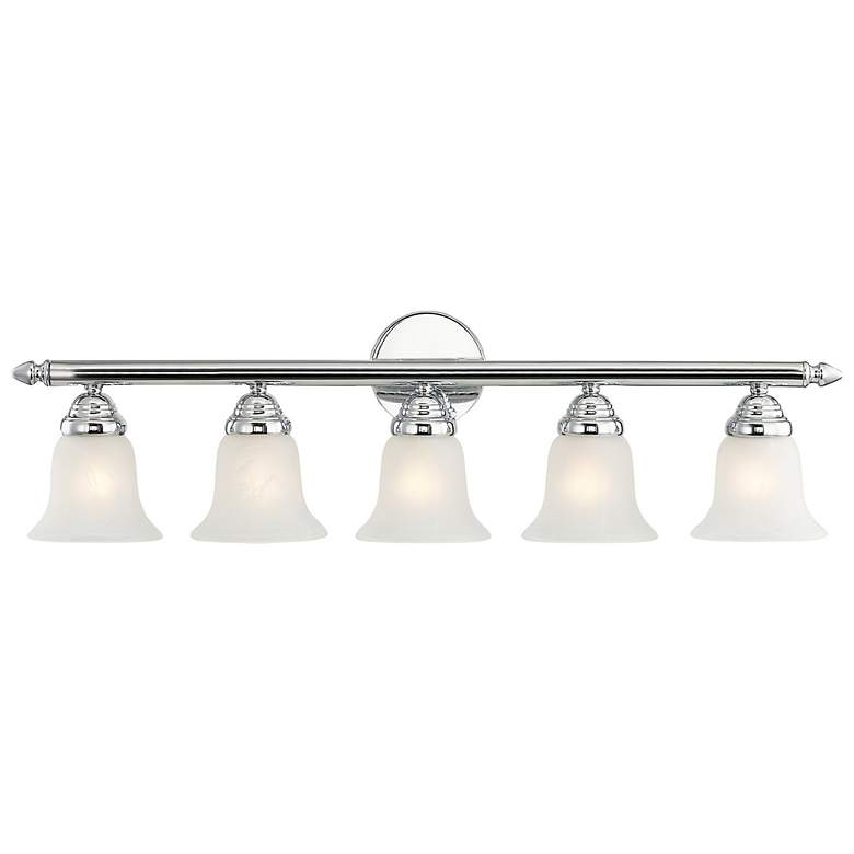 Image 2 Neptune 5 Light Polished Brass Bath Vanity