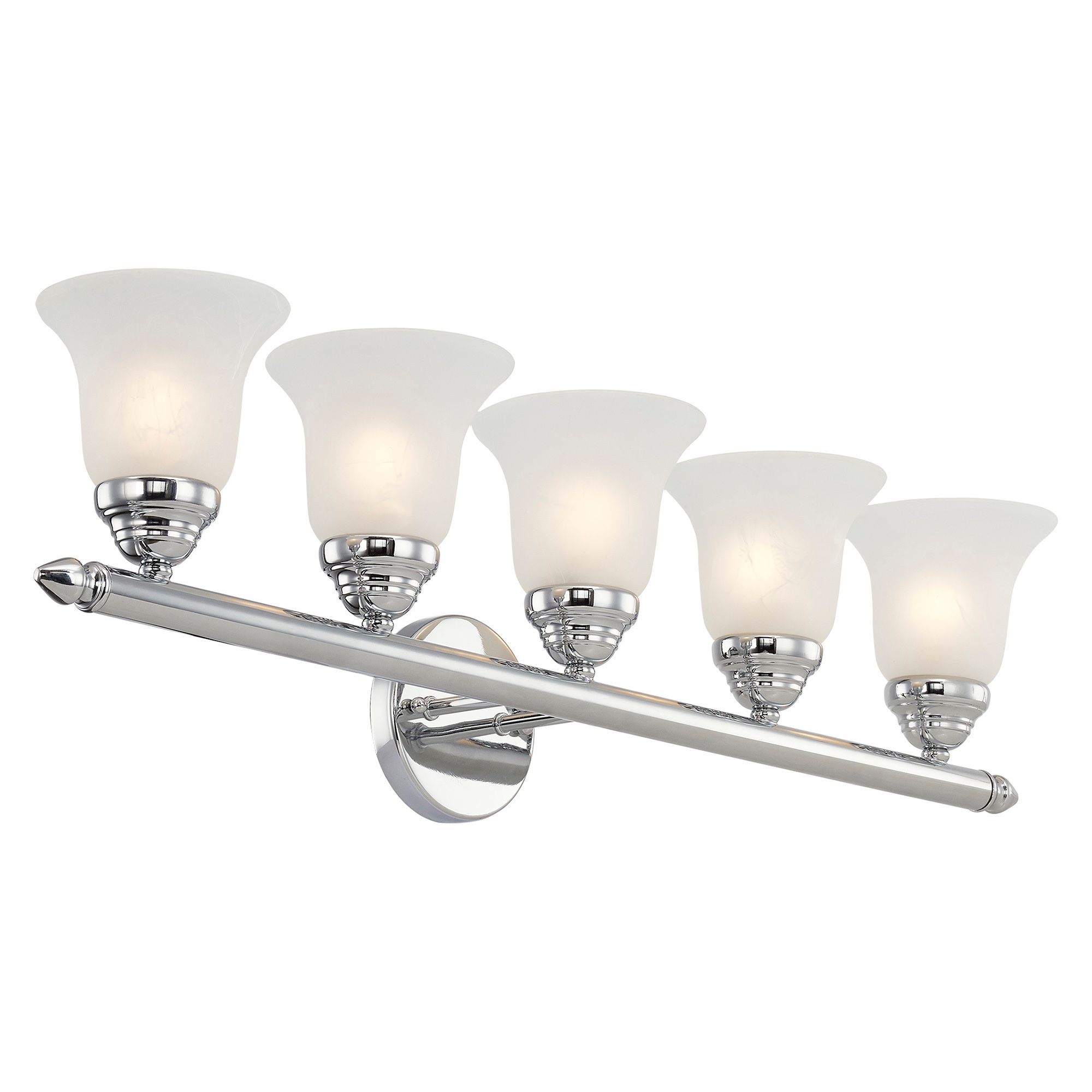 Neptune 5 Light Polished Brass Bath Vanity